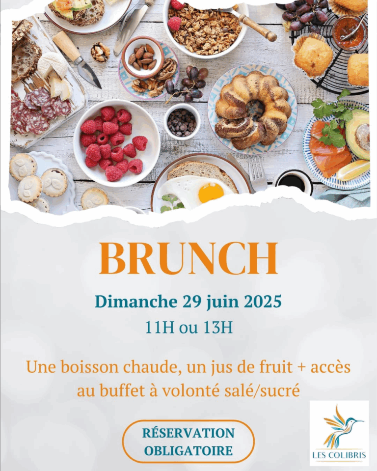 BRUNCH : dimanche 29 juin 2025