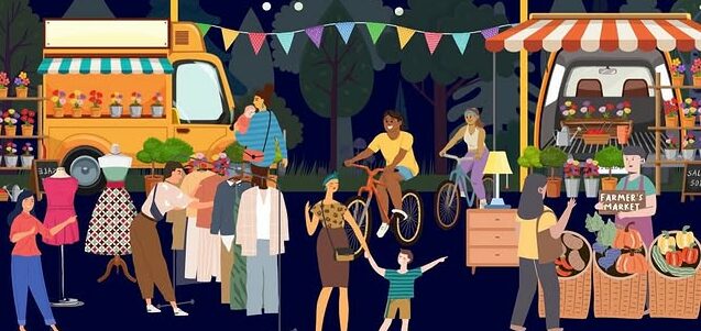 Marché nocturne // samedi, 26 juillet 2025, 17:30