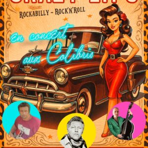 Concert de Crazy lips // samedi, 13 septembre 2025, 21:00