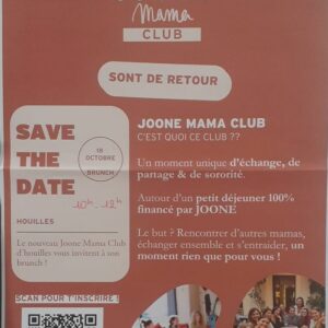 Le JOONE Mama Club fait son retour à Houilles ! // samedi, 18 octobre 2025, 10:00
