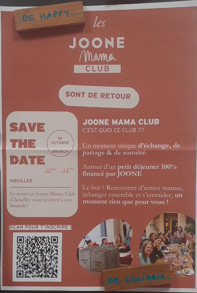 Le JOONE Mama Club fait son retour à Houilles !