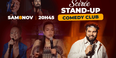 Soirée Stand-up - Comedy club // jeudi, 27 novembre 2025, 20:45