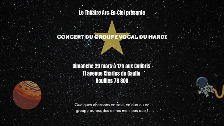 Concert du Petit Groupe Vocal du Théâtre de l’Arc-en-Ciel