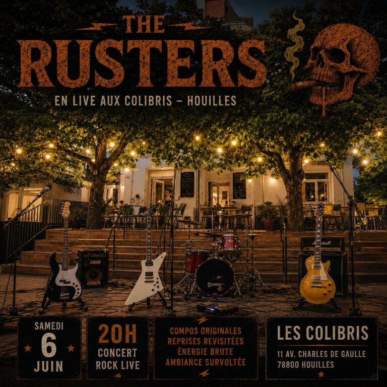 Concert de rock : The Rusters