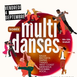 Soirée multi-danses en partenariat avec Carrières Danse et Ovil'Danse // vendredi, 04 septembre 2026, 19:00