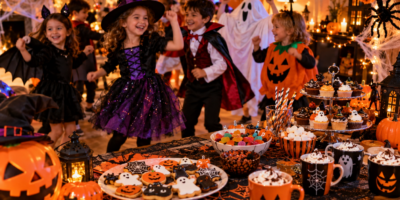 Halloween des enfants - Goûter à table + défilé de costumes + boum des enfants // samedi, 31 octobre 2026, 16:00