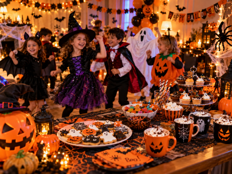 Halloween des enfants - Goûter à table + défilé de costumes + boum des enfants